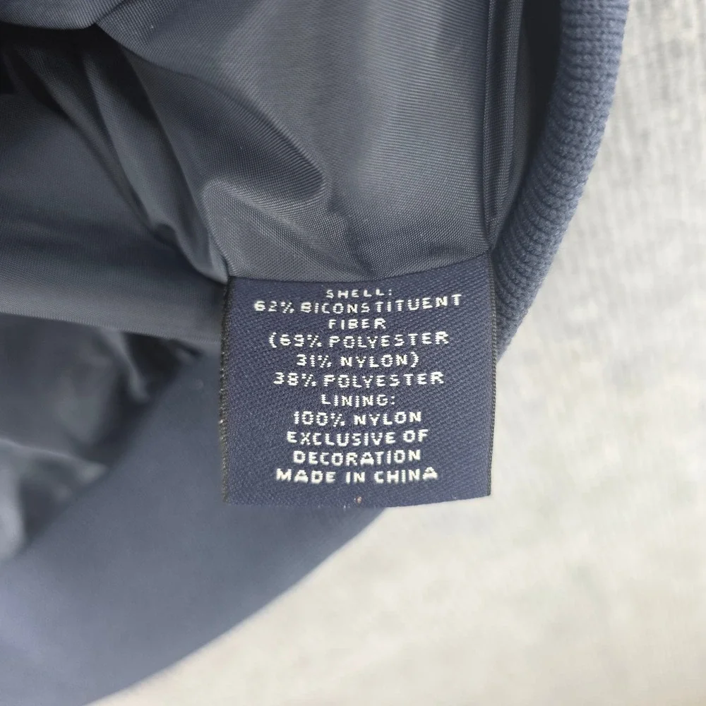 Daniel Cremieux Golf Mens XL Navy Blue Water Resistant Windshirt Pullover NWT